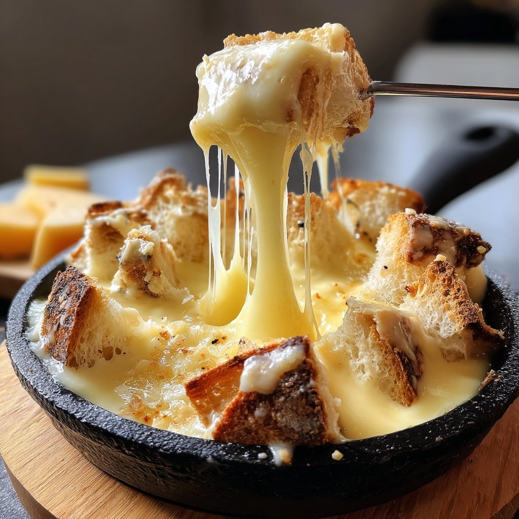 Fondue with Truffle Cheese