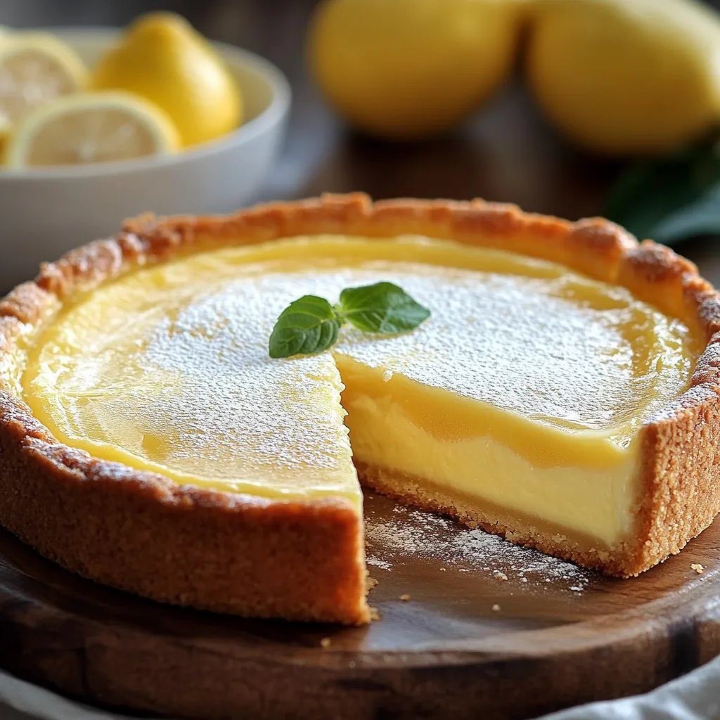 Italian Grandma’s Lemon Custard Cake