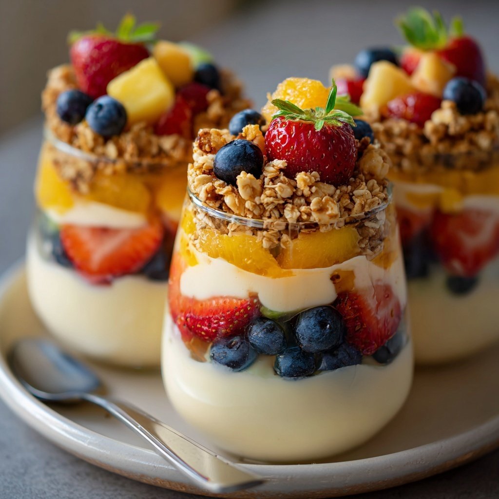 Healthy Snack Yogurt Parfaits