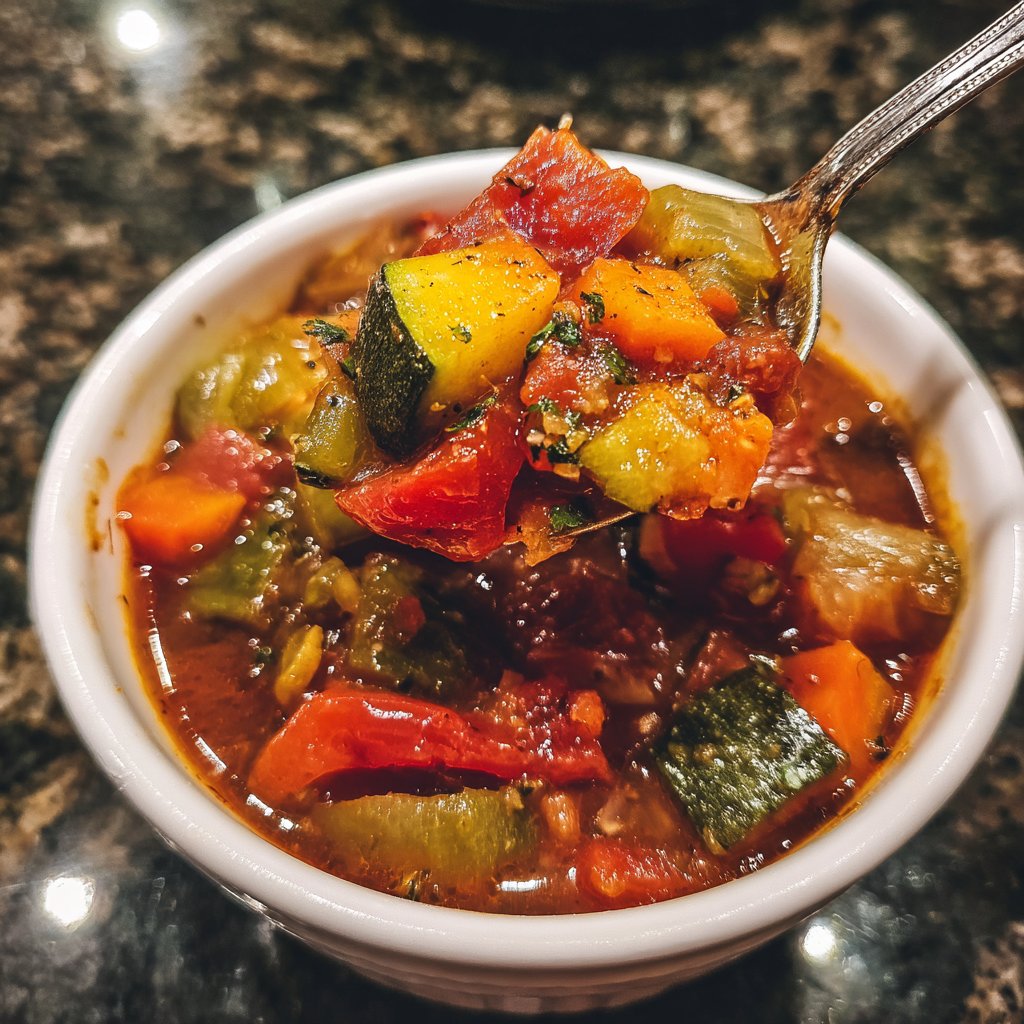 Healthy Crockpot Italian Vegetable Stew