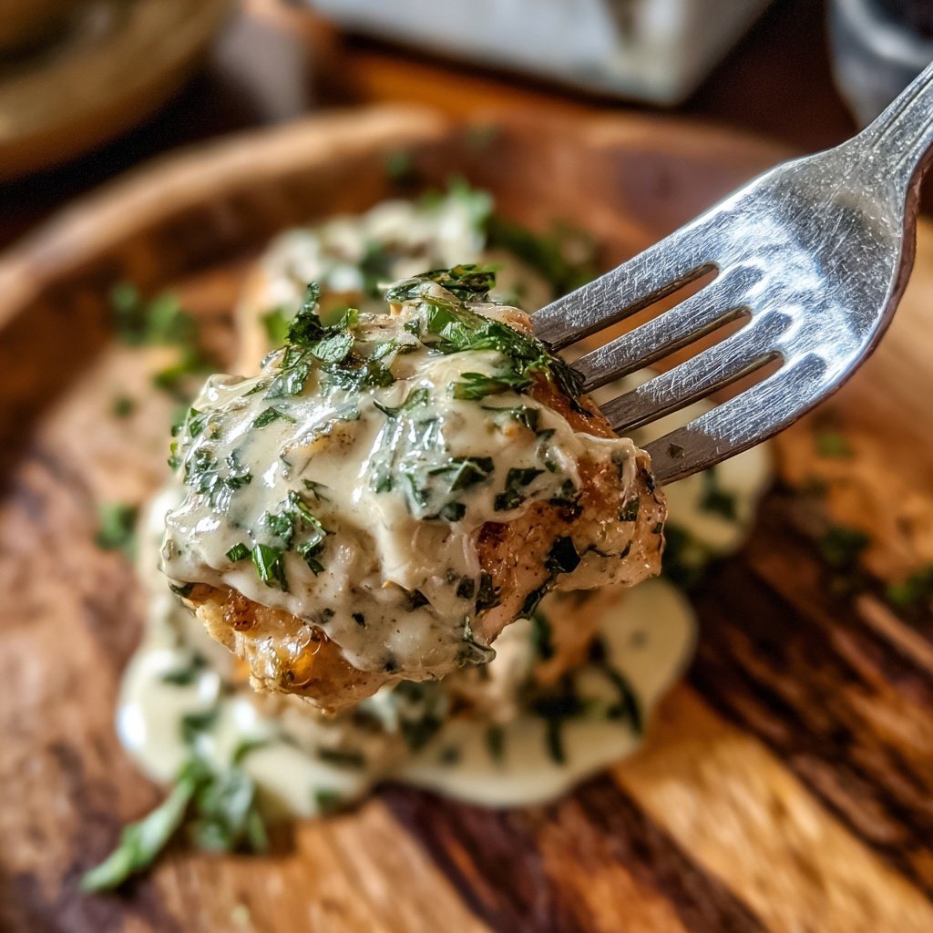 Creamy Herb Chicken With Garlic Cream Sauce