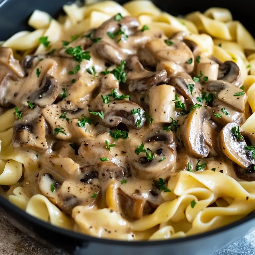Mushroom Stroganoff
