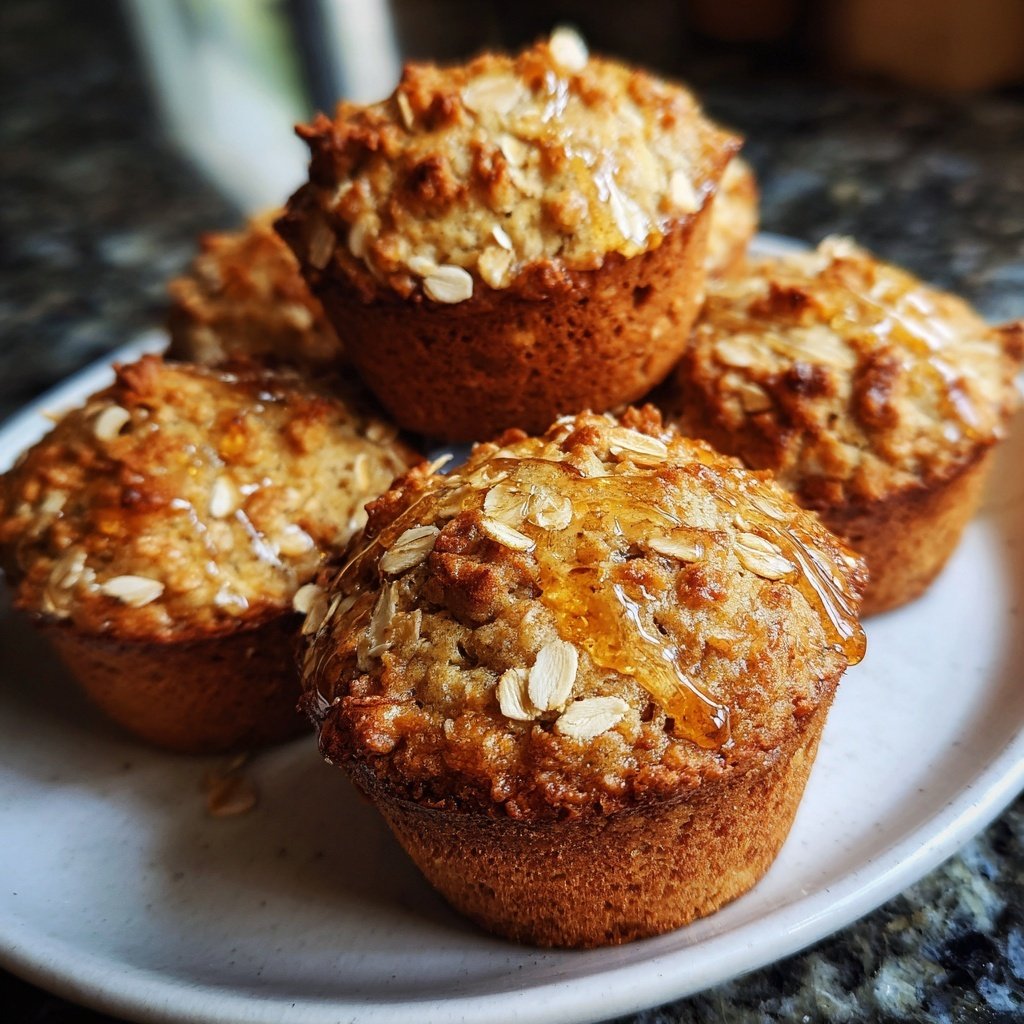 Healthy Oatmeal Muffins With Honey