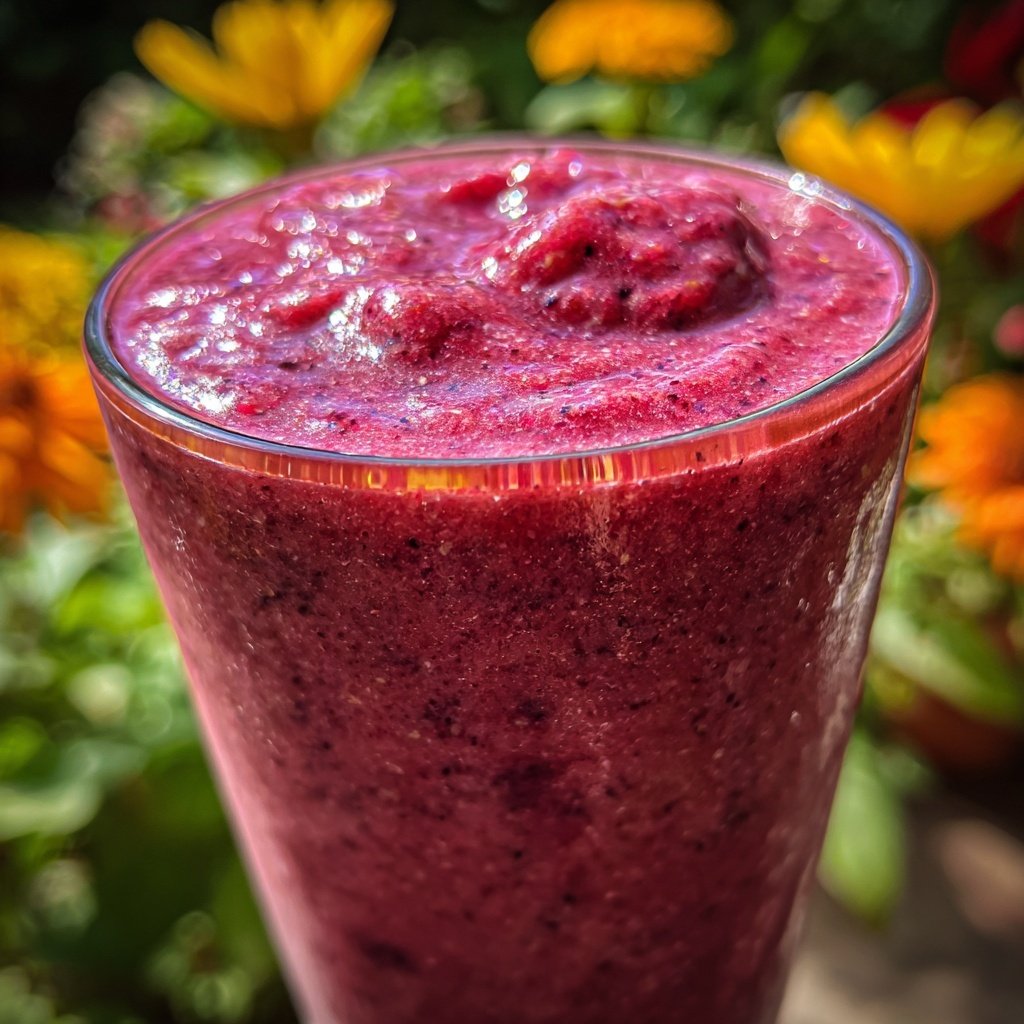 Easy Smoothie With Frozen Berries