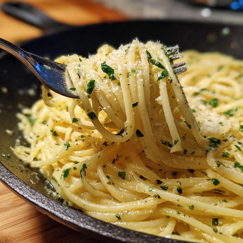 Quick & Easy 15-Minute Garlic Pasta