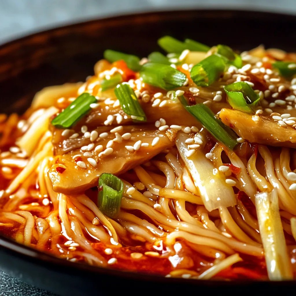 Spicy Enoki Mushrooms