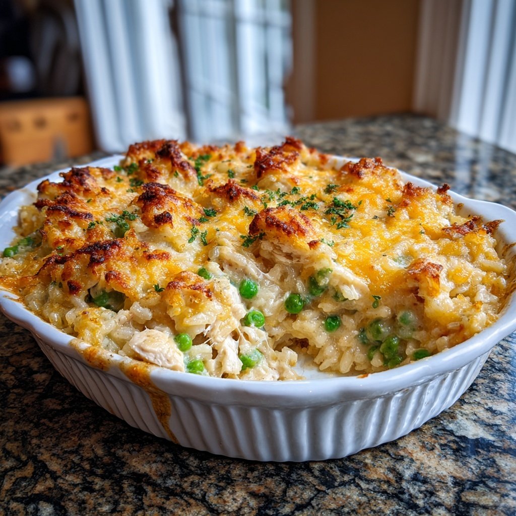 Creamy Chicken Rice Bake
