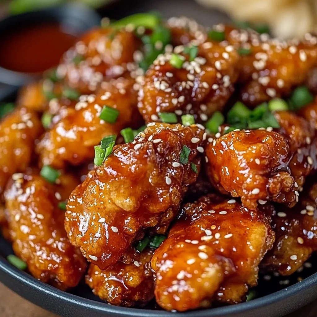 Authentic Korean Fried Chicken – Extra Crispy & Sweet-Spicy Glaze