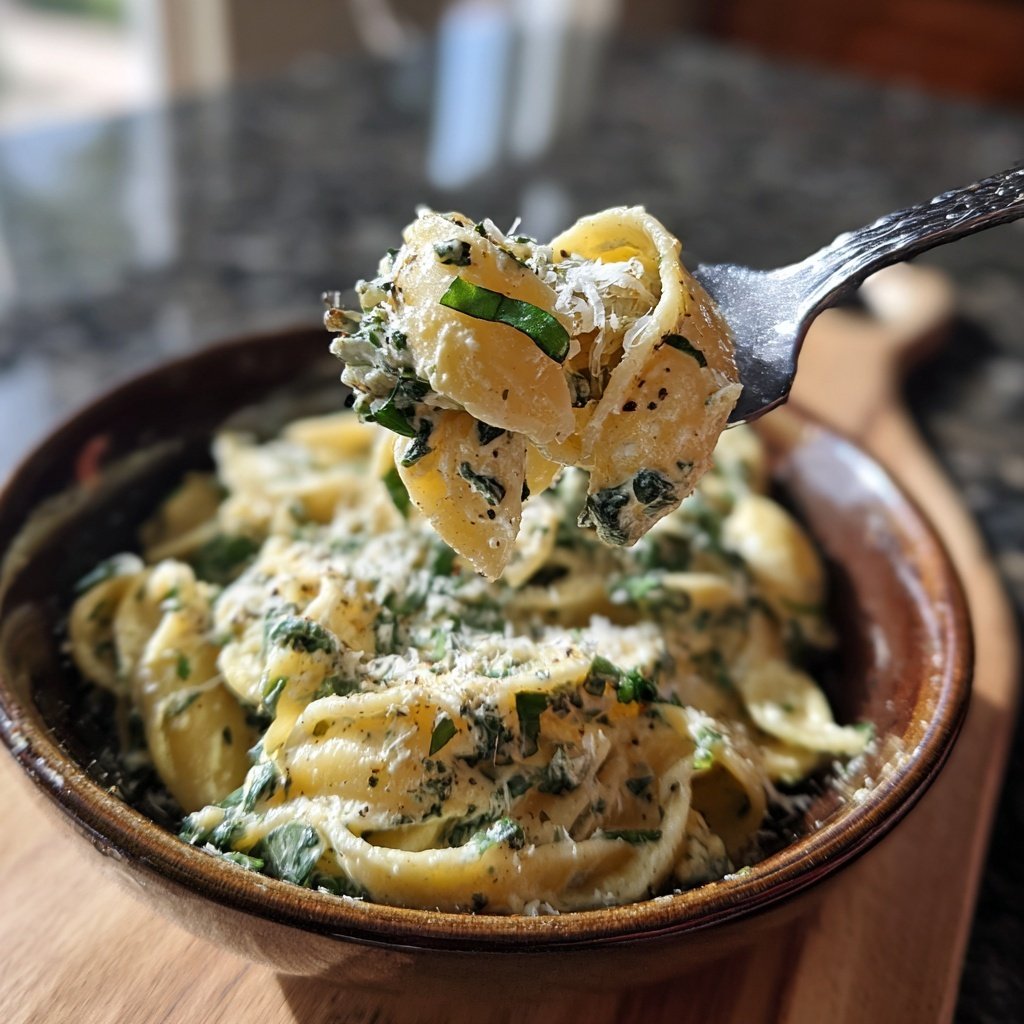 Creamy Spinach Ricotta Pasta