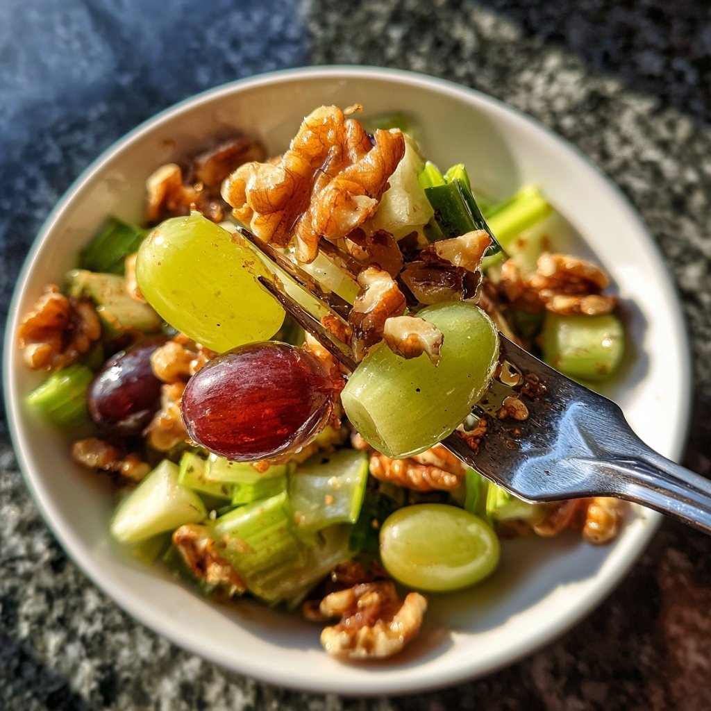Celery Salad With Grapes And Walnuts