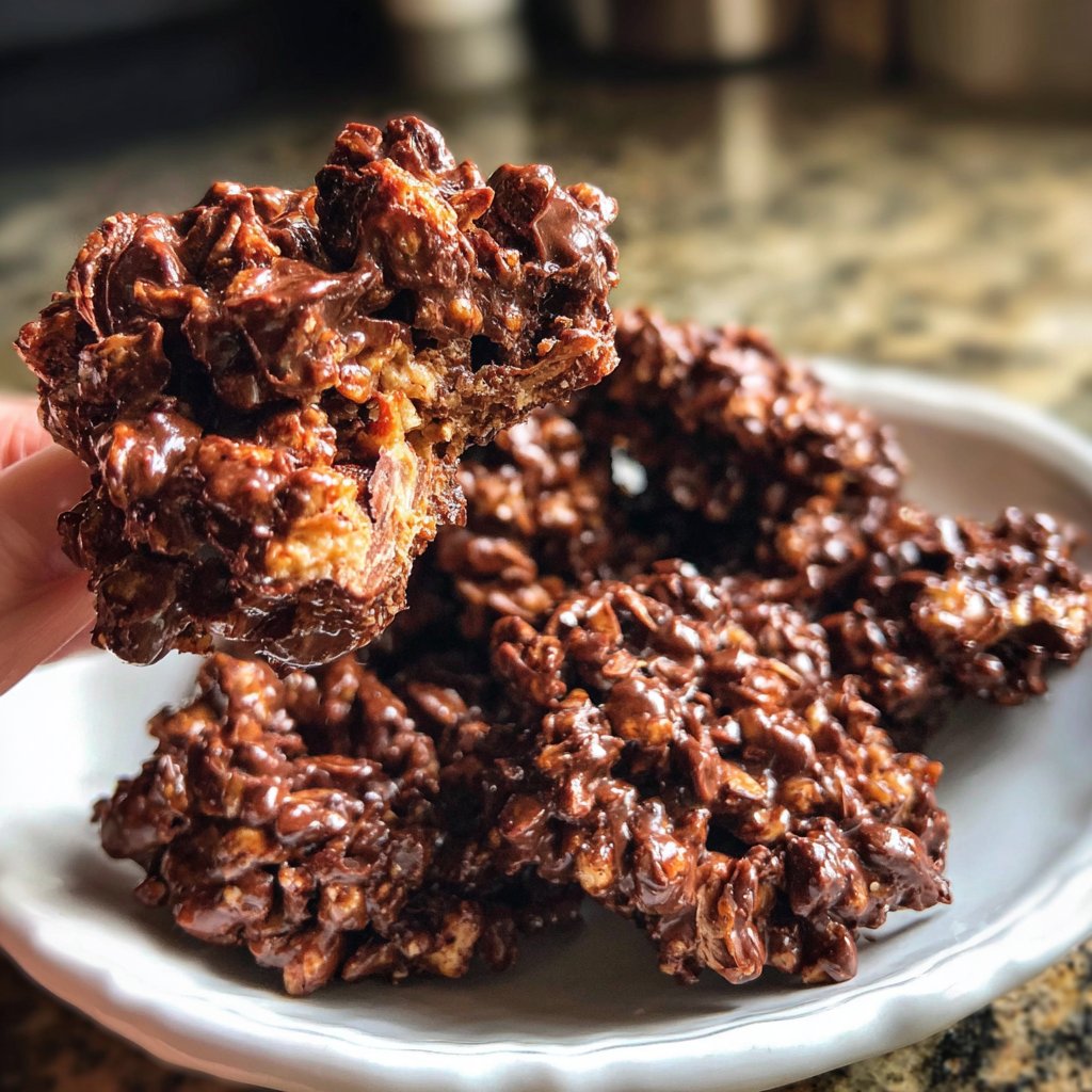 Chocolate Coconut Peanut Clusters